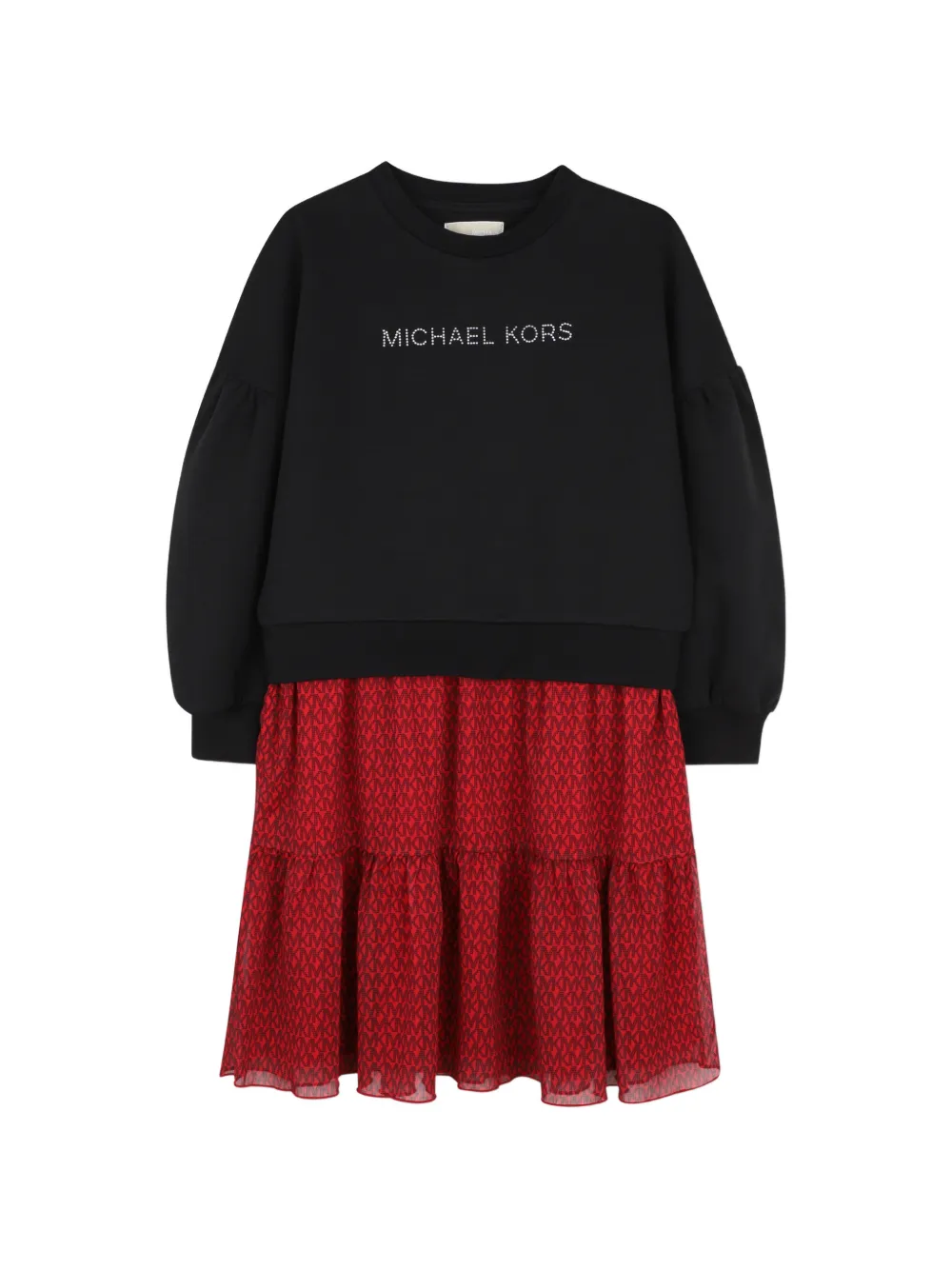 Michael Kors Kids Abito con stampa - Nero