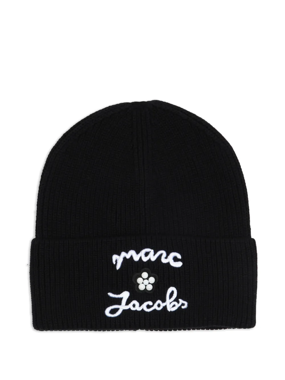Marc Jacobs Kids Berretto con logo ricamato - Nero