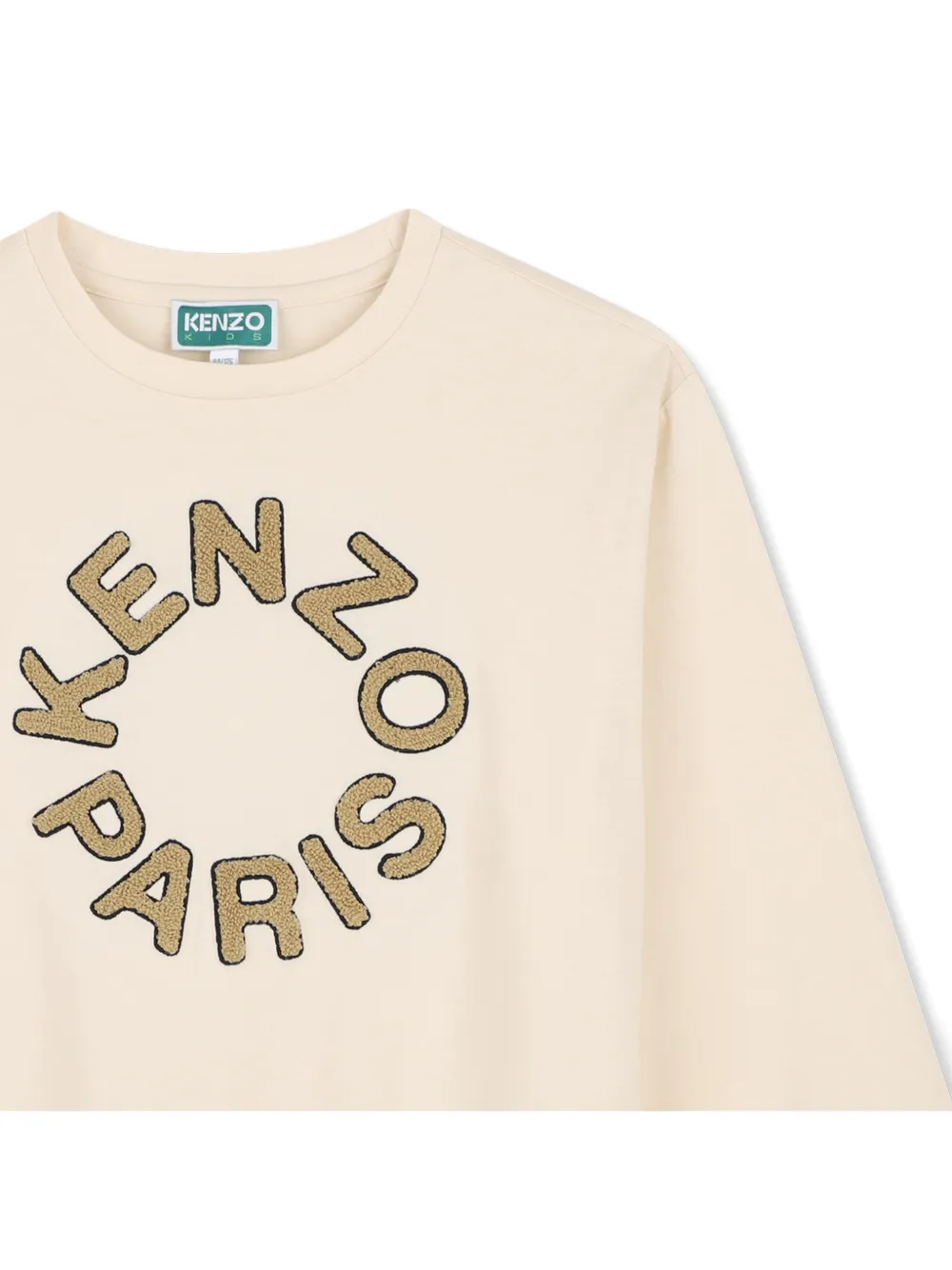 Kenzo Kids T-shirt met lange mouwen Beige