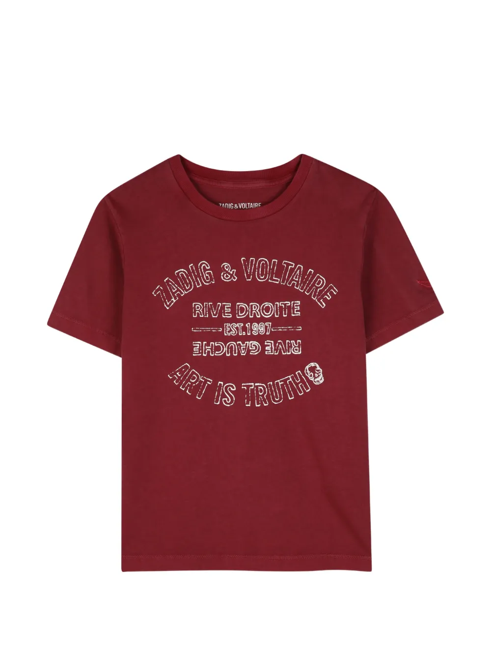 Zadig & Voltaire Kids T-shirt a maniche corte - Rosso
