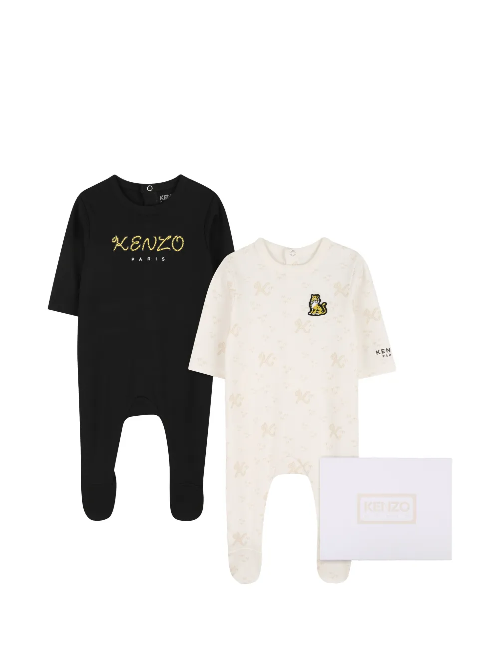 Kenzo Kids Pigiama con stampa - Nero