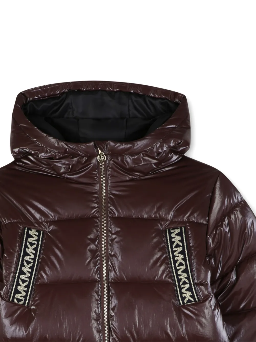 Michael Kors Kids Gewatteerd jack Bruin