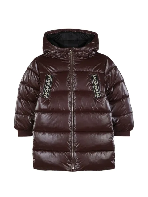Michael Kors Kids logo-tape padded jacket