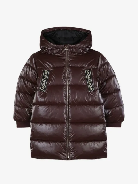 Michael Kors Kids logo-tape padded jacket