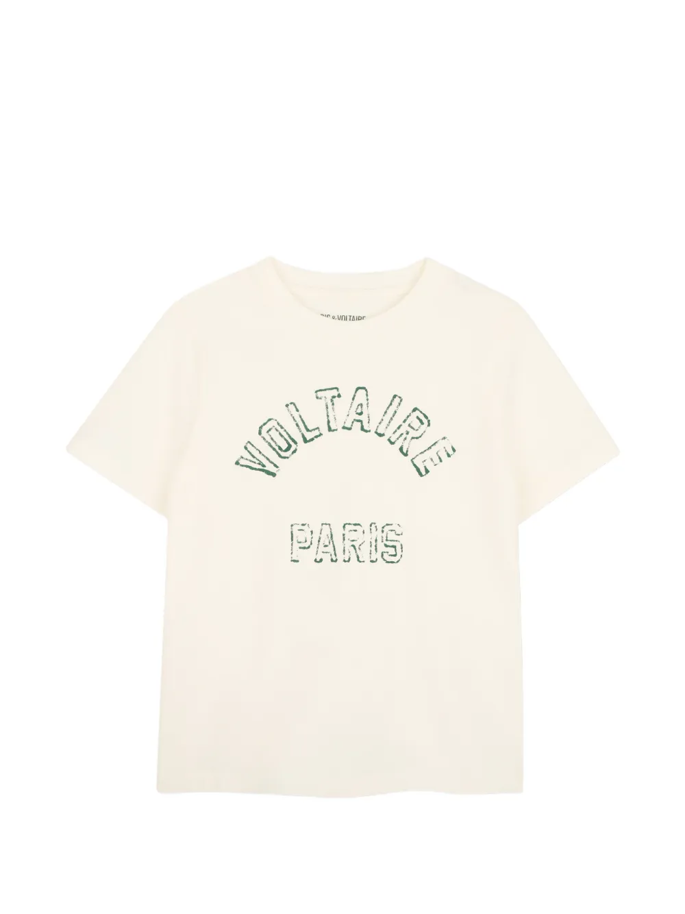Zadig & Voltaire Kids T-shirt in cotone con logo - Toni neutri