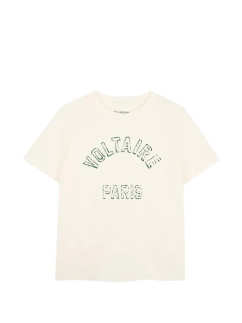 Zadig & Voltaire Kids logo-print cotton T-shirt