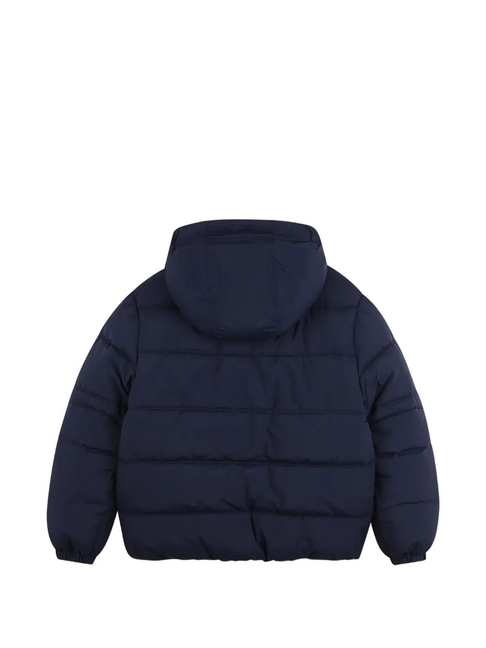 Timberland Kids Gewatteerd jack met logoprint Blauw