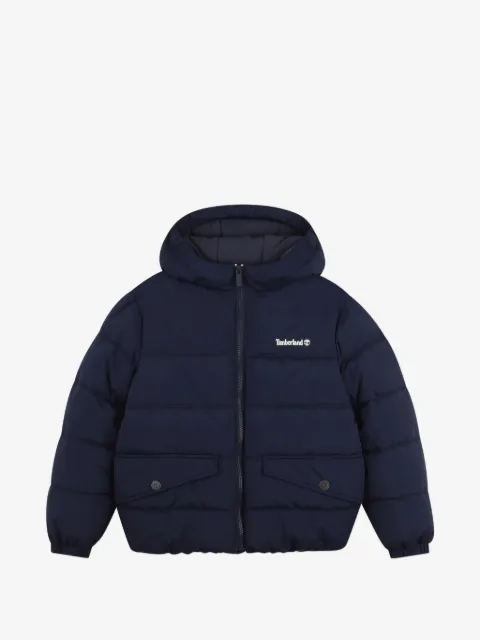 Timberland Kids logo-print padded jacket