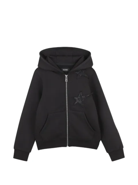 Zadig & Voltaire Kids star-patch hoodie