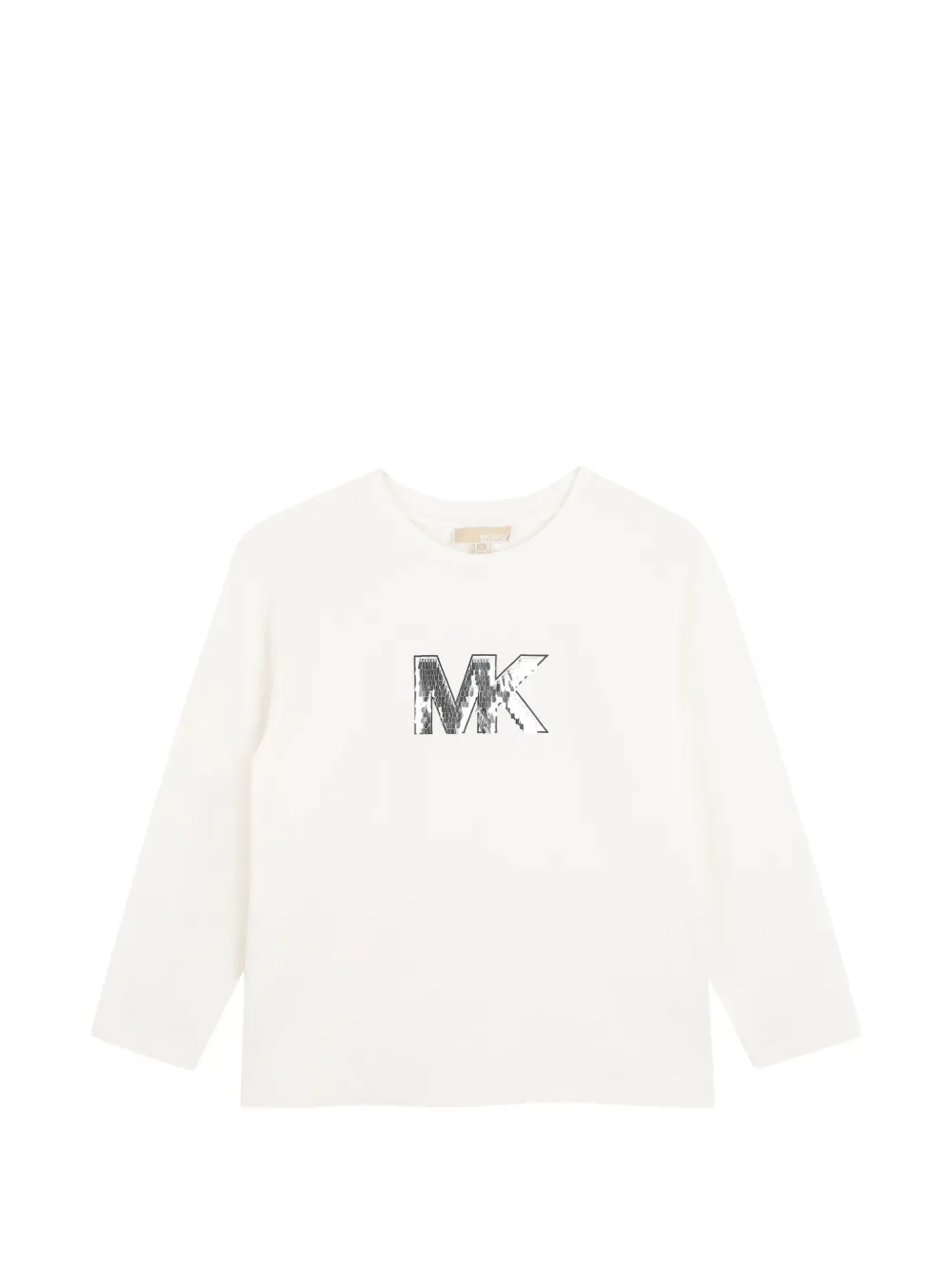 Michael Kors Kids T-shirt a maniche lunghe - Bianco