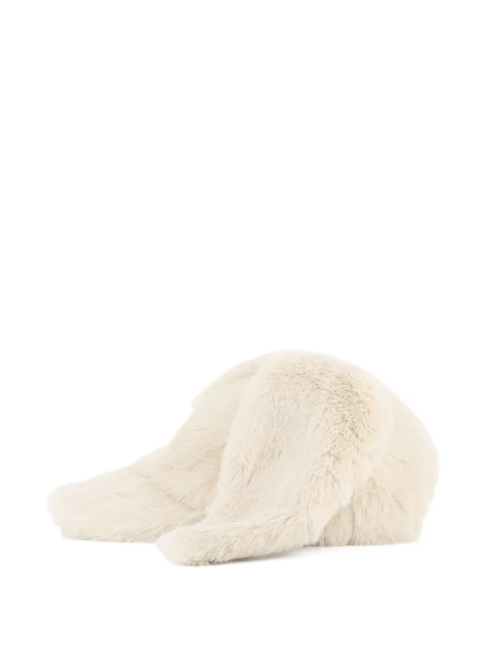 Kenzo Kids Pet met konijnenoren van imitatiebont Beige