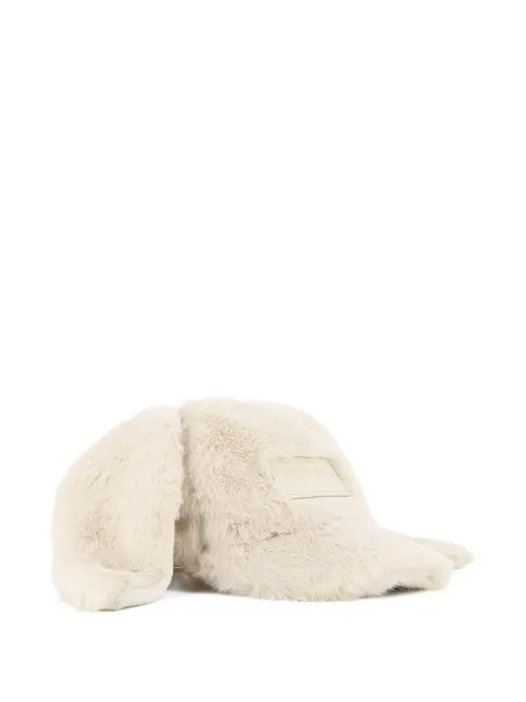 Kenzo Kids Baseballkappe aus Faux Fur mit Hasenohren