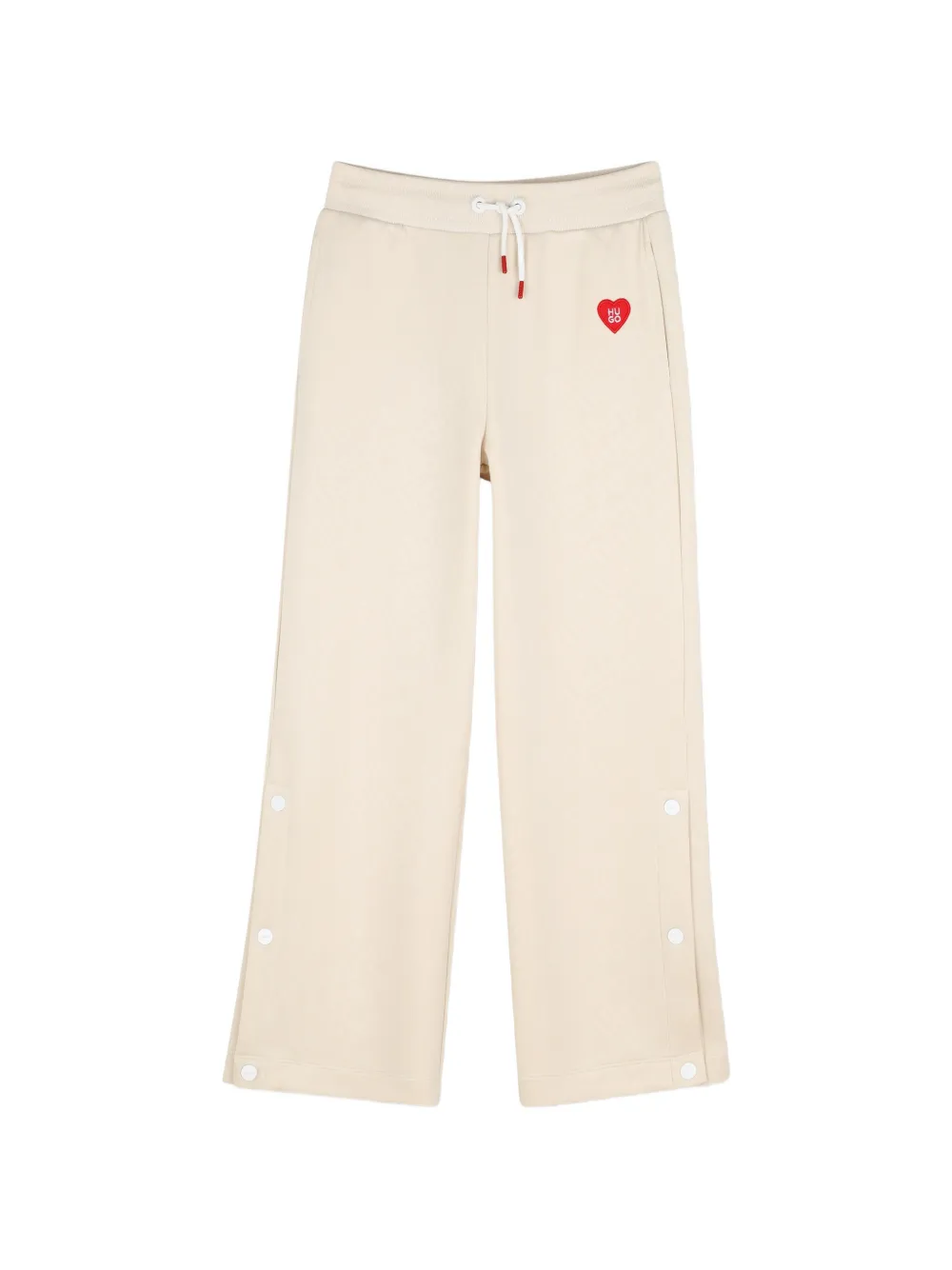 HUGO KIDS Jogginghose mit Logo-Patch - Nude