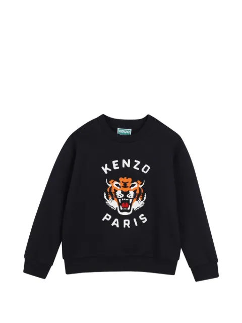 Kenzo Kids 타이거 모티프 크루 넥 스웨터