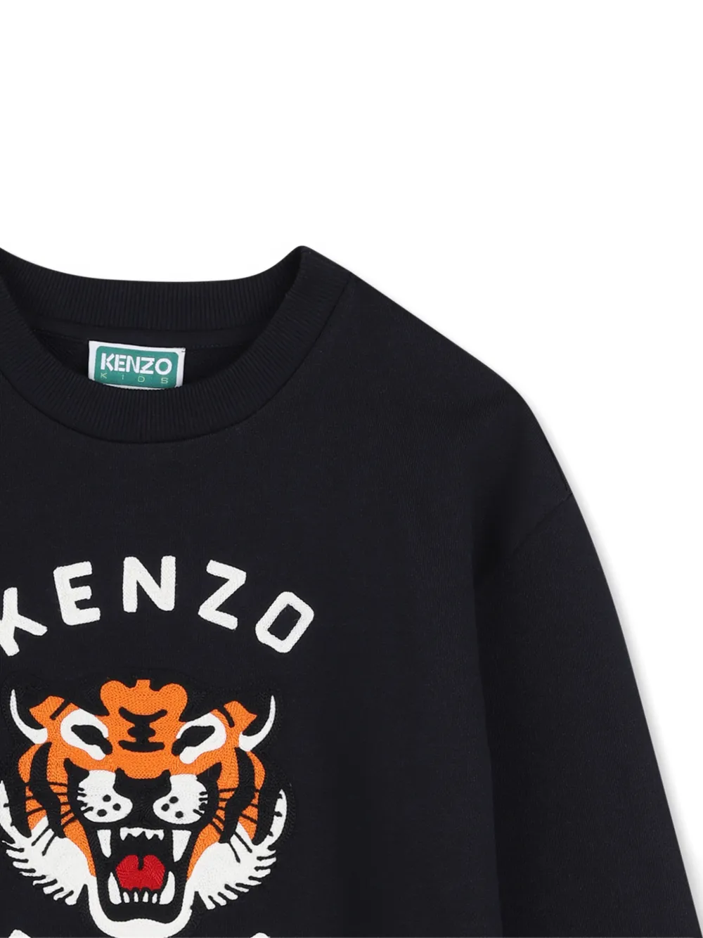 Kenzo Kids Trui met tijgerprint Zwart