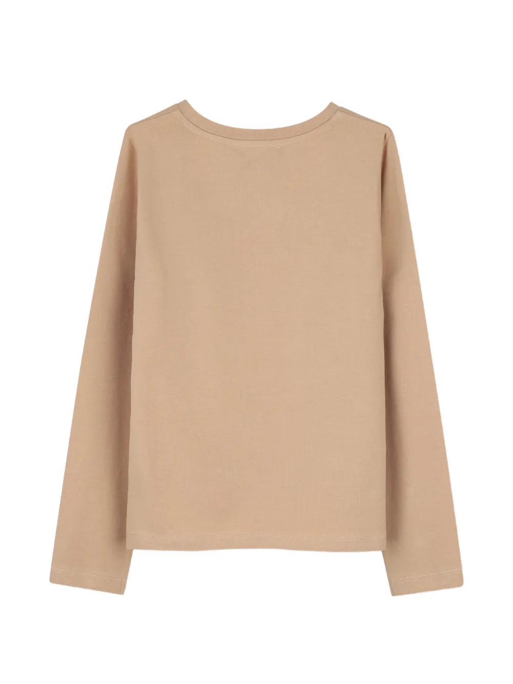 Michael Kors Kids T-shirt met lange mouwen en logo-print Beige