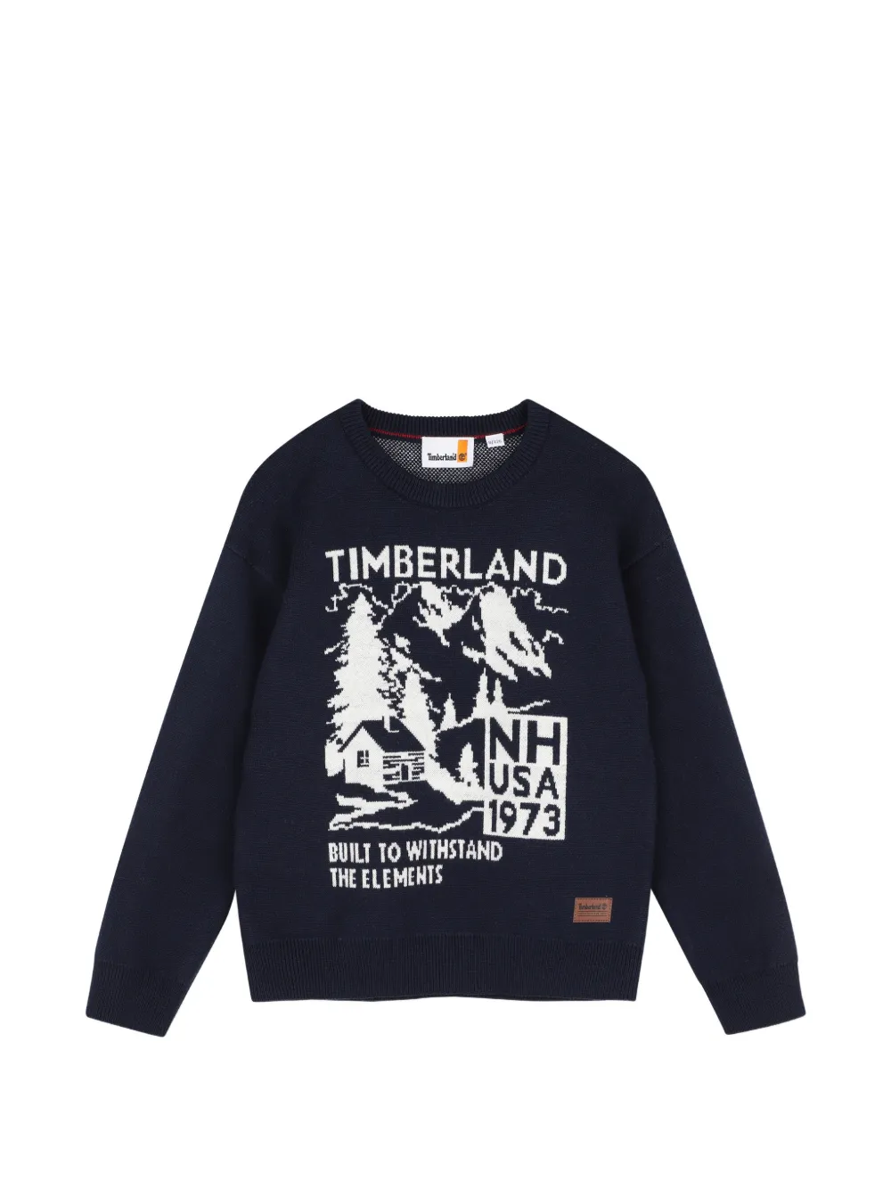 Timberland Kids Maglione con stampa - Blu