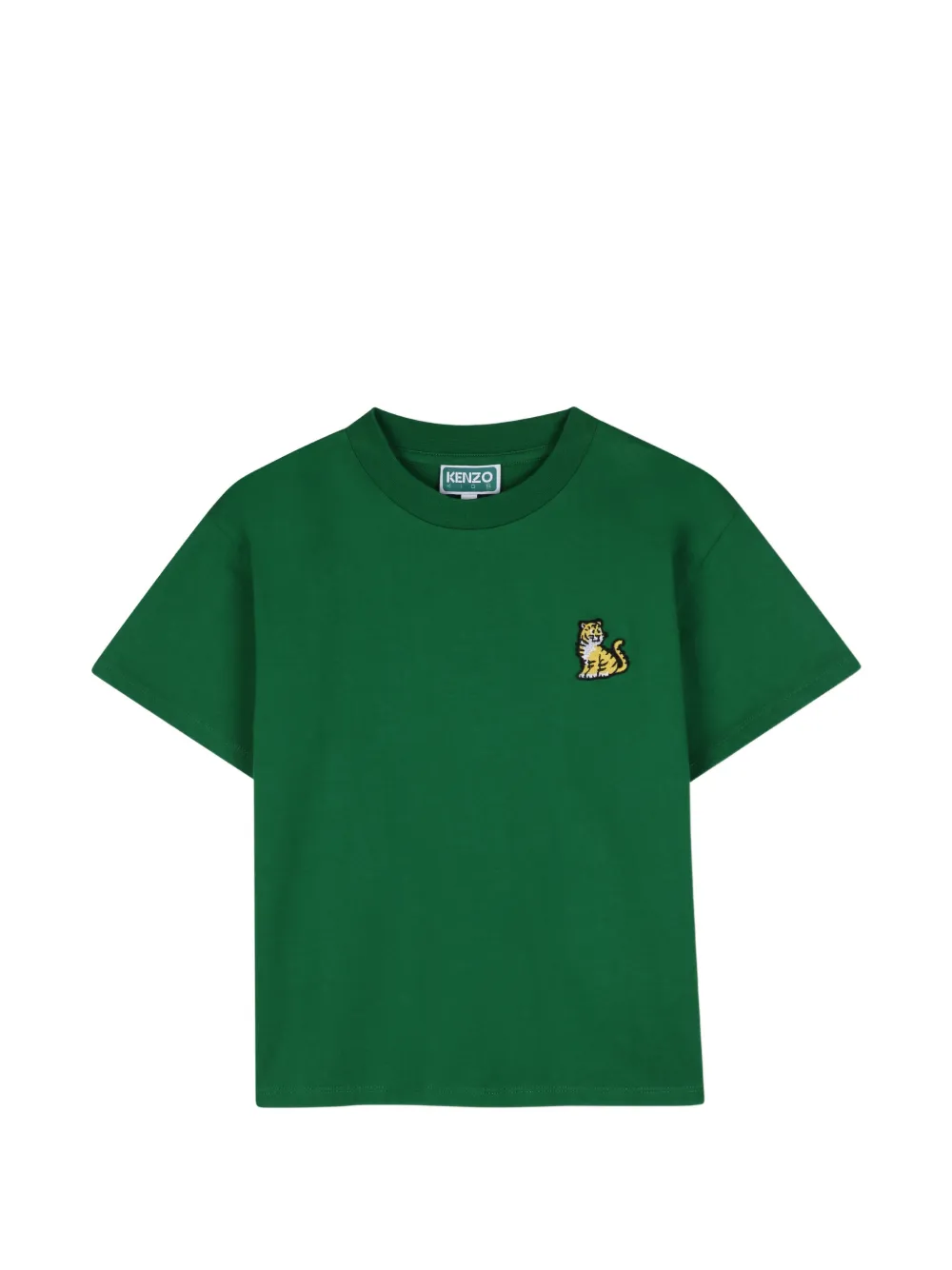 Kenzo Kids T-shirt con applicazione - Verde