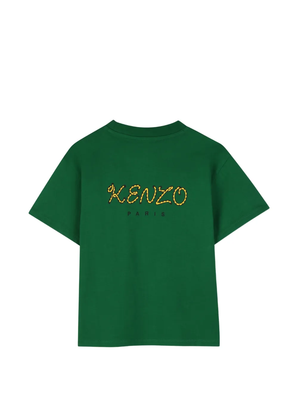 Kenzo Kids T-shirt met tijgerpatch Groen