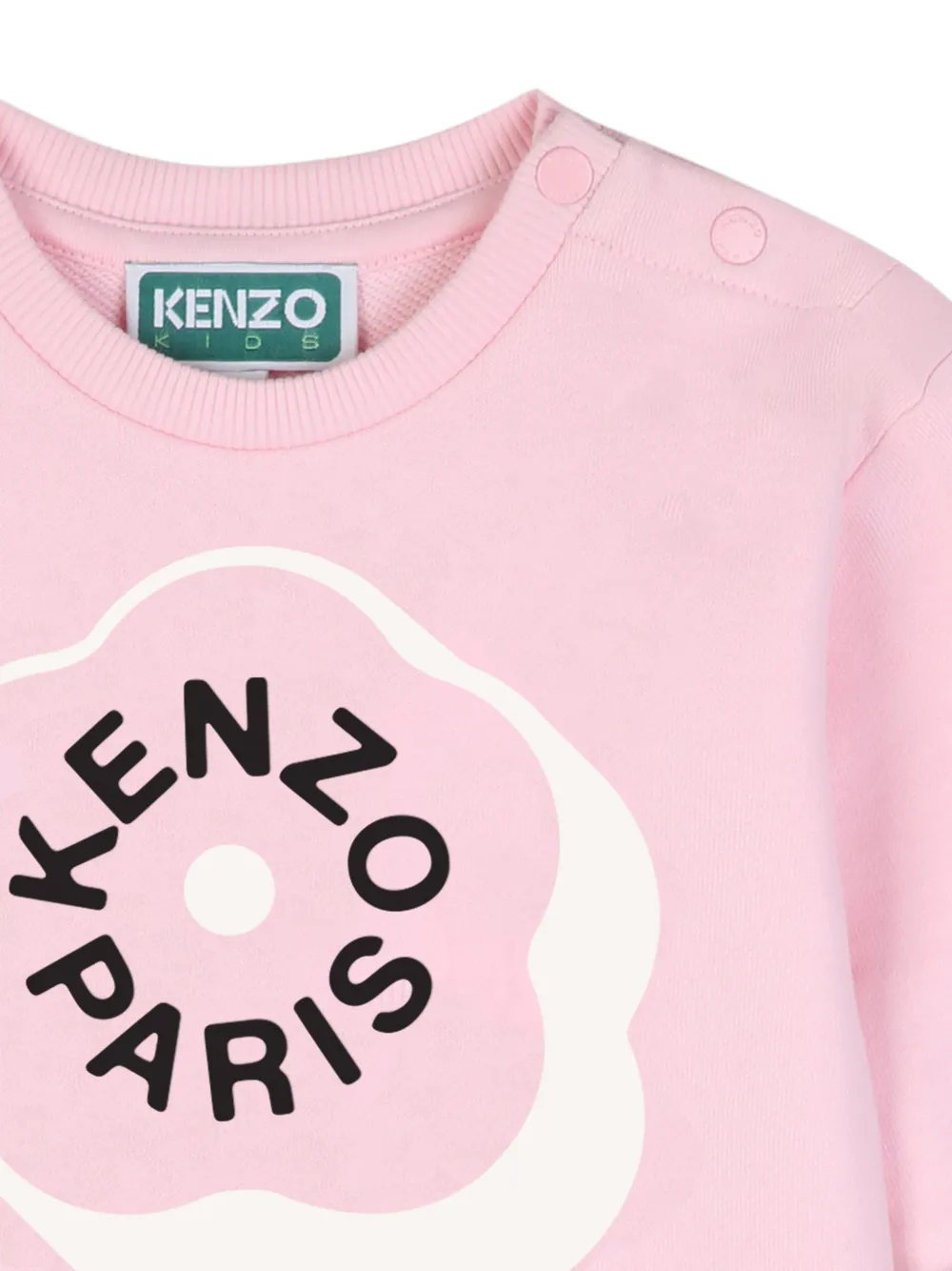 Kenzo Kids Jurk met Boke Flowerprint Roze