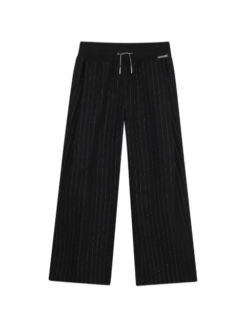 Michael Kors Kids pinstripe-pattern drawstring casual trousers