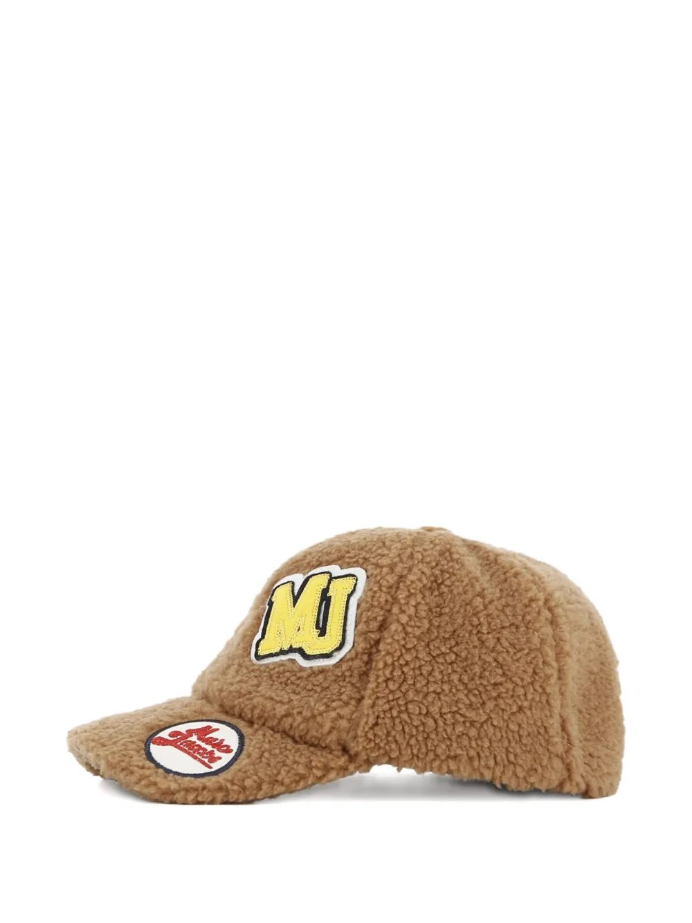 Marc Jacobs Kids Fleece pet met patchdetail Bruin