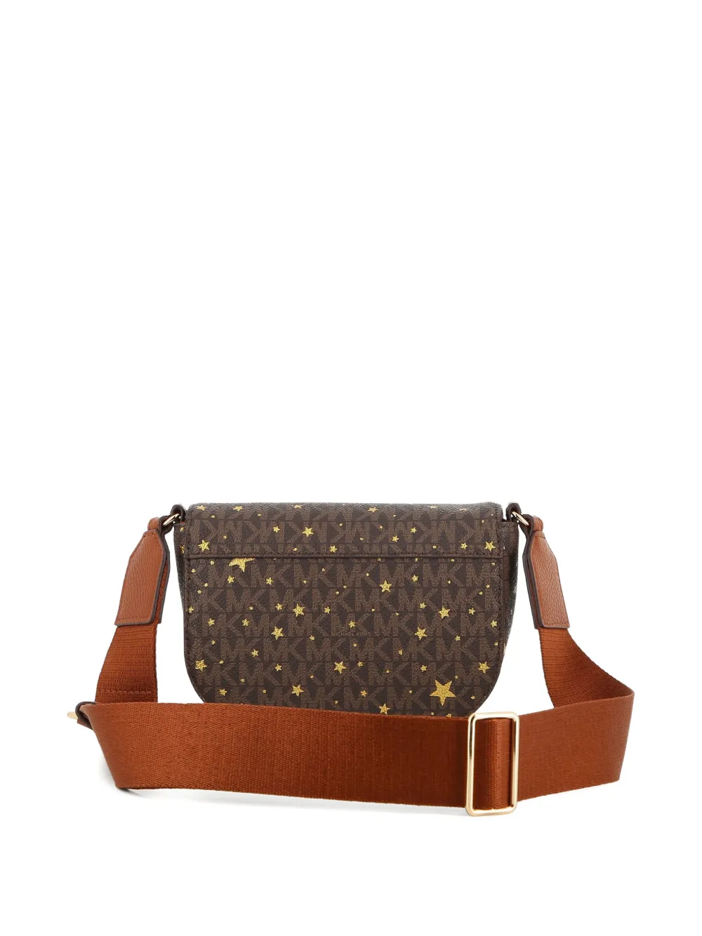 Michael Kors Kids Schoudertas met monogram-print en ster-patroon Bruin