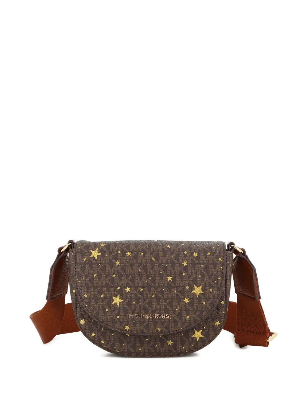 Michael Kors Kids Borsa a spalla con stampa - Marrone