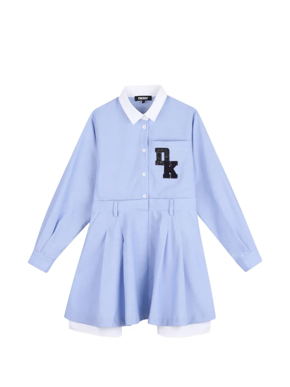 Dkny Kids Abito con applicazione - Blu