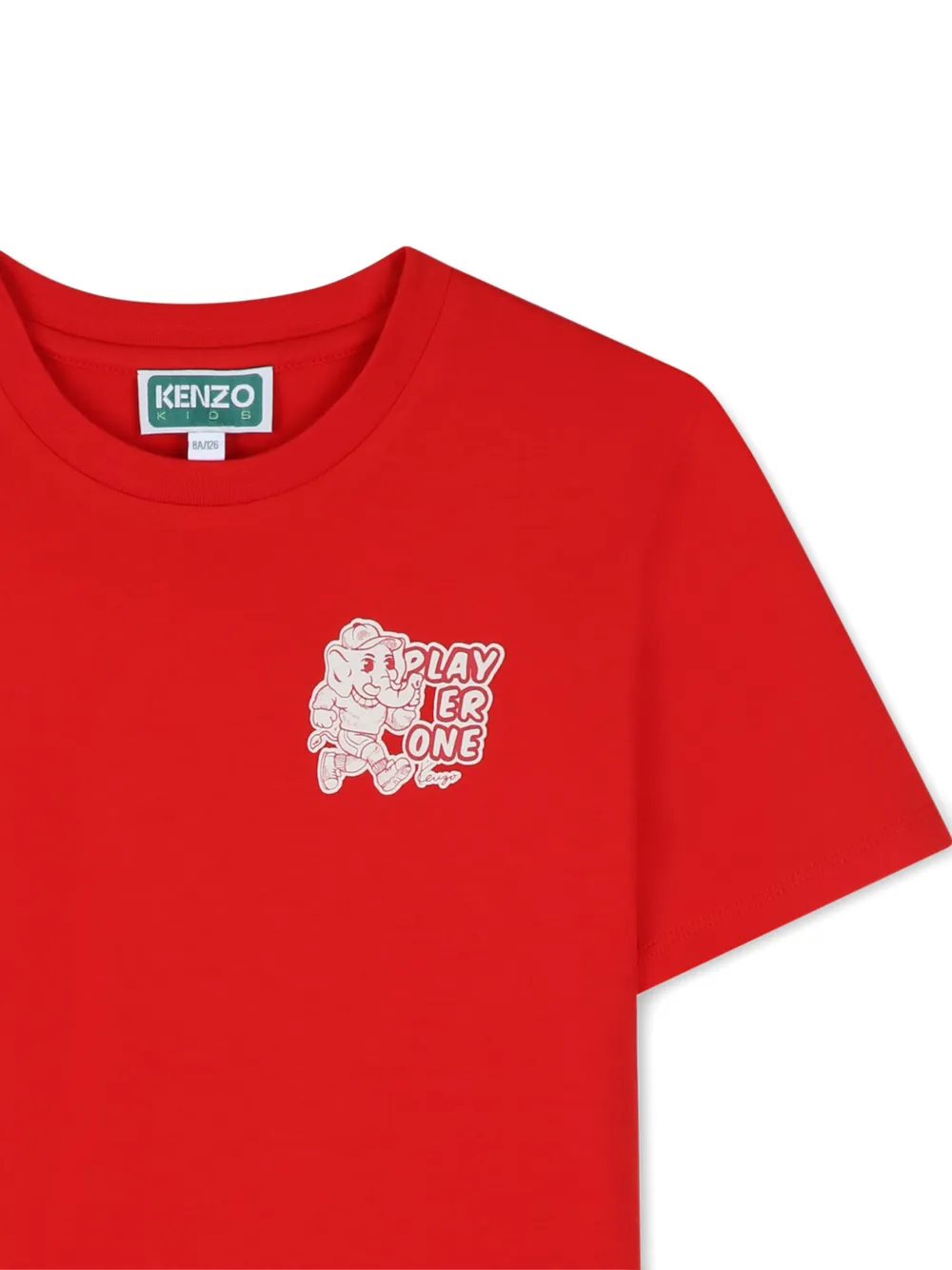 Kenzo Kids T-shirt met grafische print Rood