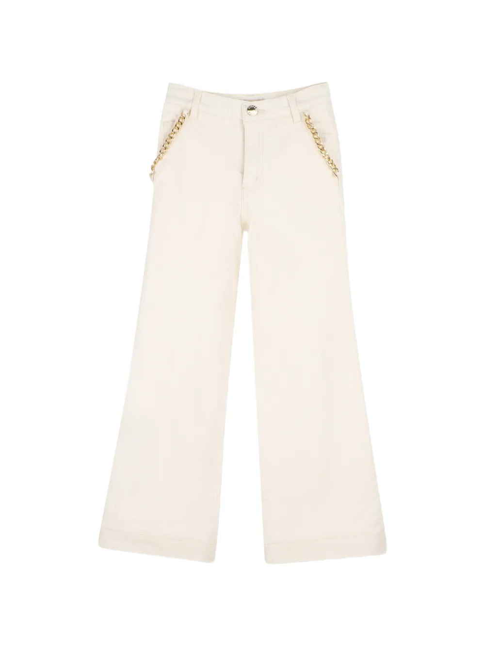 Michael Kors Kids Jeans a gamba ampia - Bianco