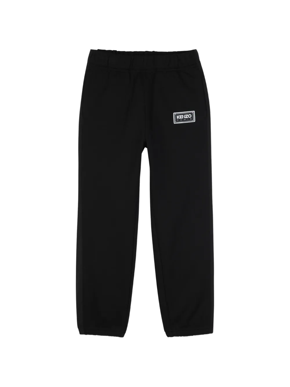 Kenzo Kids Pantaloni sportivi con applicazione - Nero