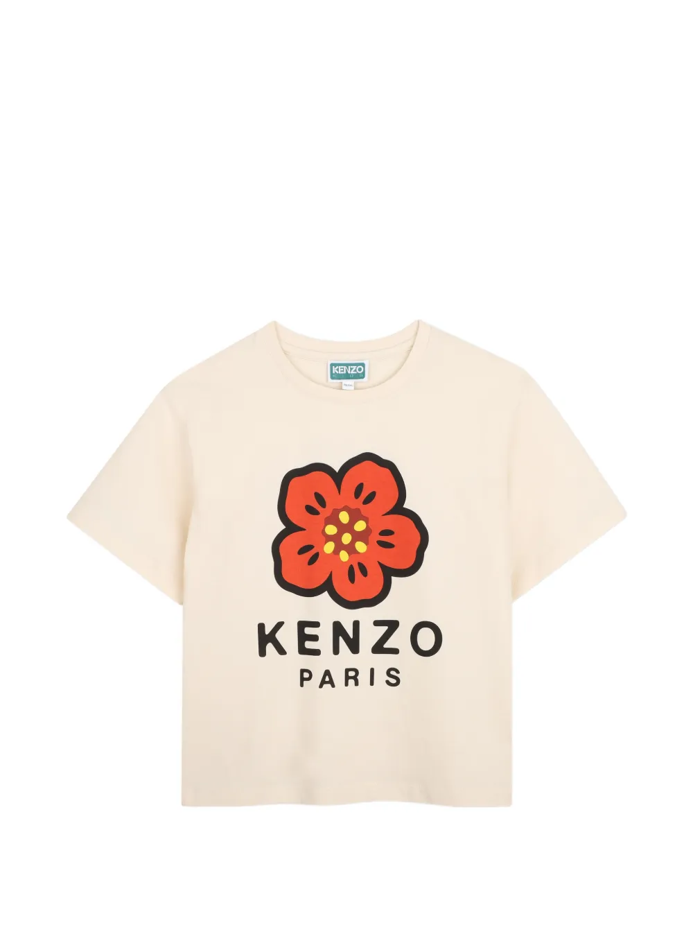 Kenzo Kids T-shirt Boke Flower con logo - Toni neutri