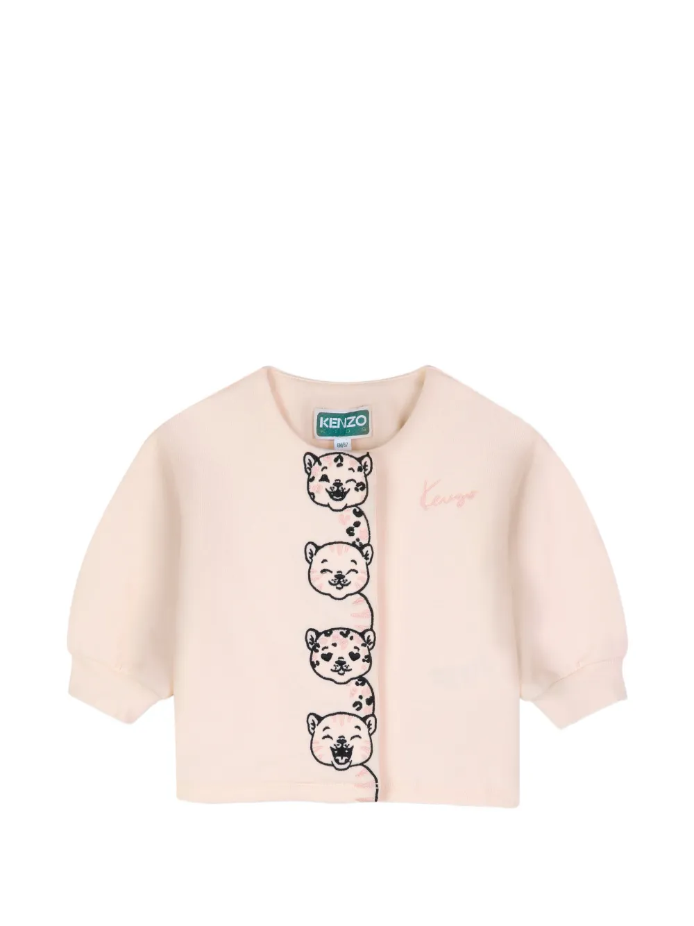 Kenzo Kids Katoenen set met Tiger-print Oranje
