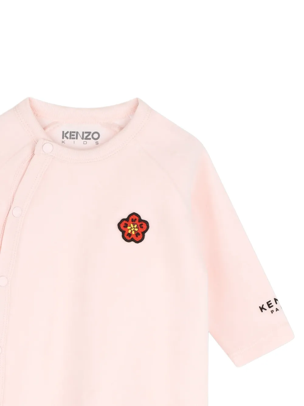 Kenzo Kids Boke pyjama met bloemenpatch Roze
