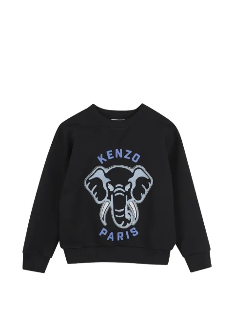 Kenzo Kids Elephant embroidered sweatshirt