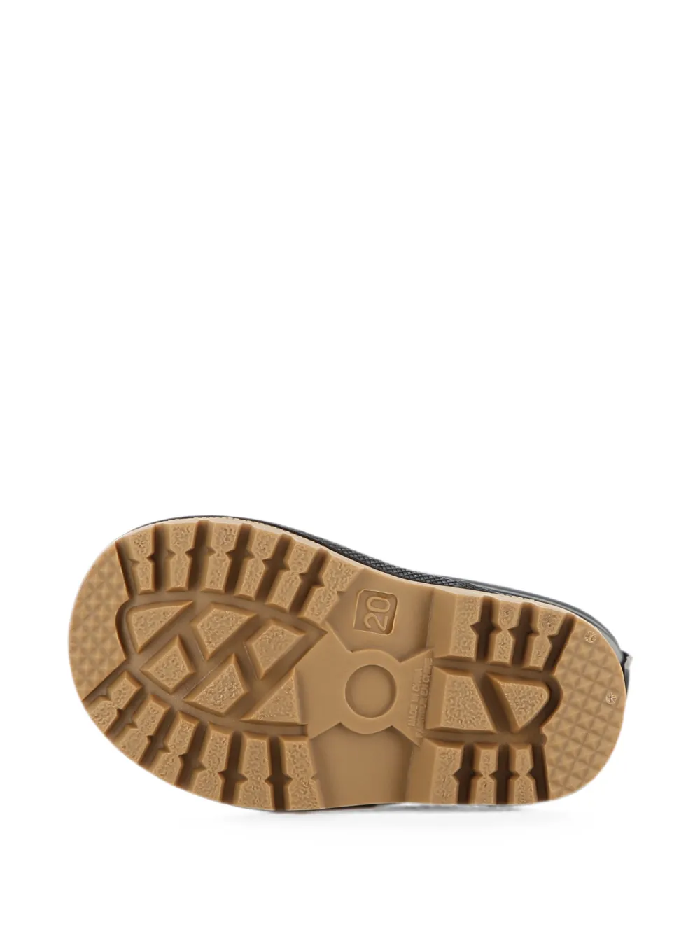 BOSS Kidswear logopatch Rain laarzen Zwart