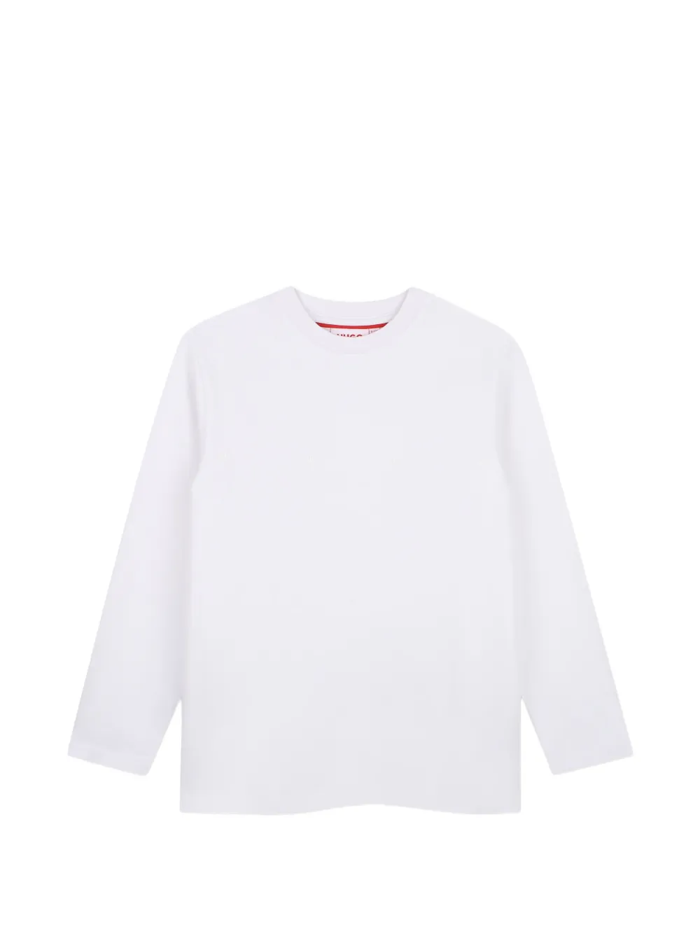 HUGO KIDS T-shirt a maniche lunghe con logo - Bianco