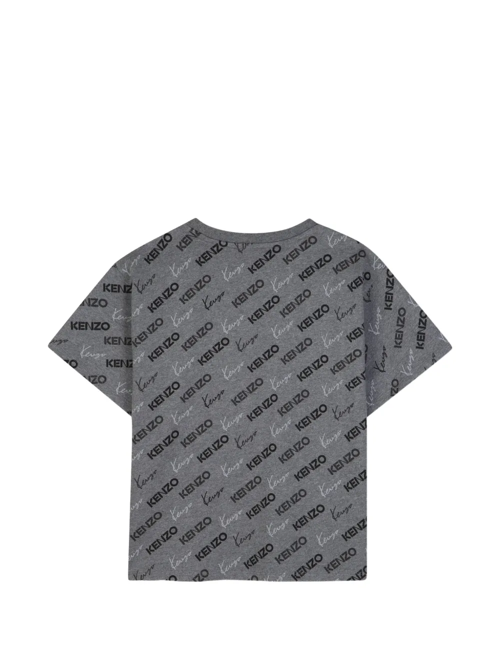 Kenzo Kids T-shirt met logoprint Grijs
