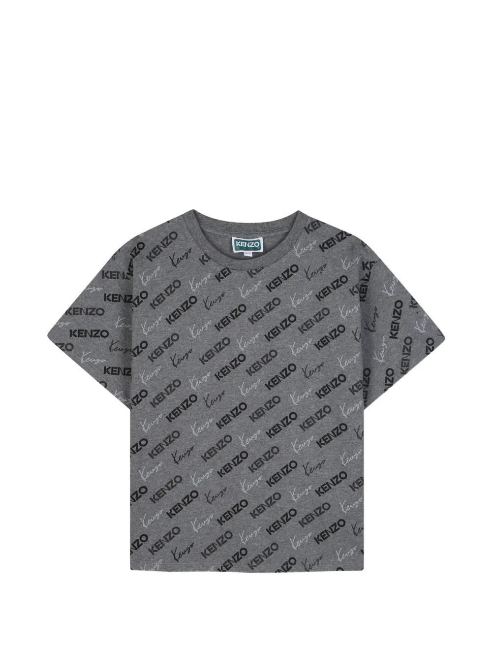 Kenzo Kids T-shirt con logo - Grigio