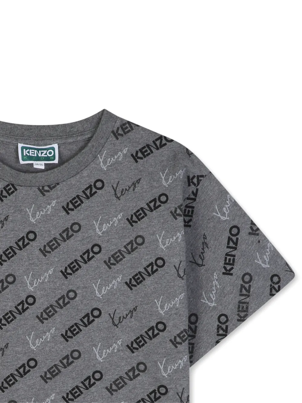 Kenzo Kids T-shirt met logoprint Grijs