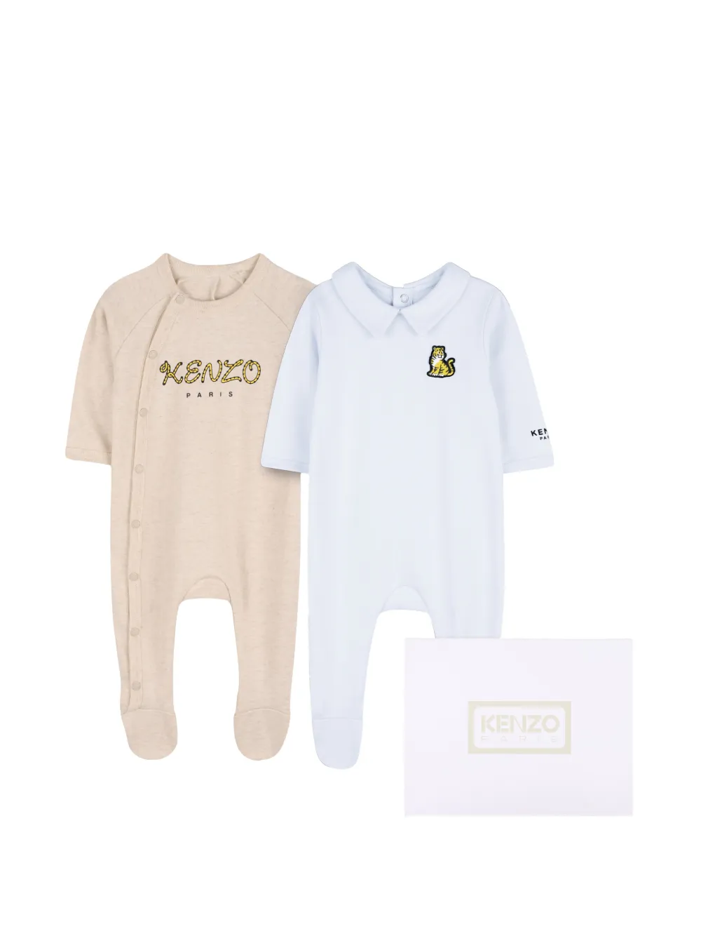 Kenzo Kids Set di 2 pigiami con stampa - Blu