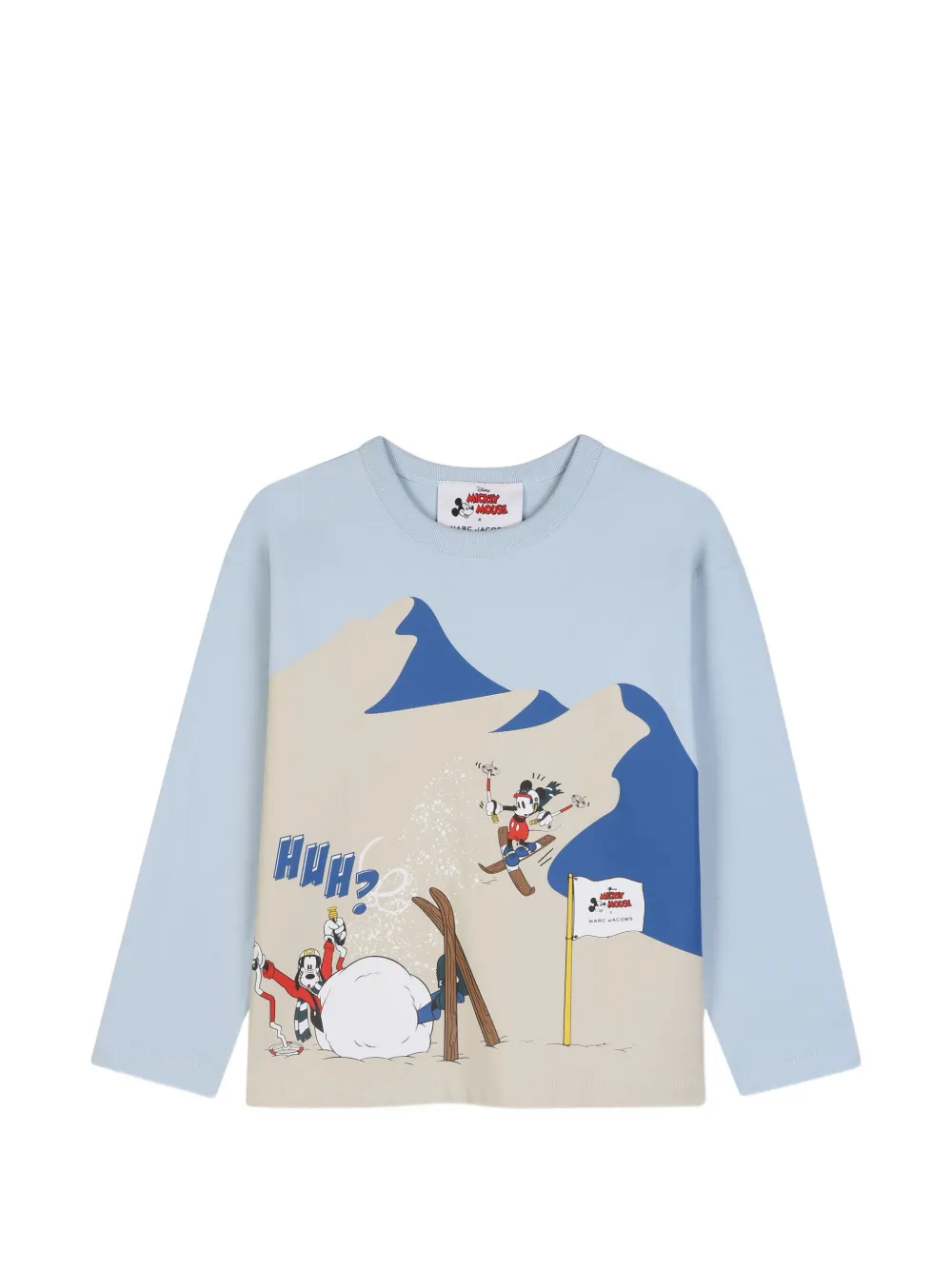 Marc Jacobs Kids x Disney T-shirt a maniche lunghe con stampa grafica - Blu