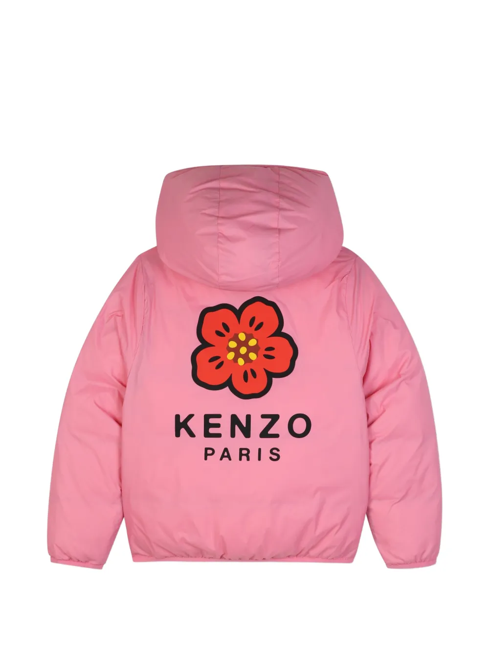 Kenzo Kids Boke Flower omkeerbaar donsjack Blauw