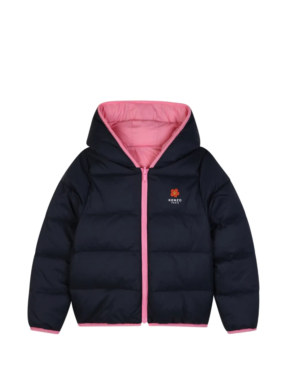 Kenzo Kids Piumino Boke Flower reversibile - Blu