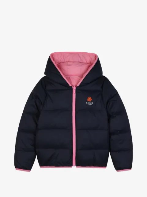 Kenzo Kids Boke Flower reversible down jacket