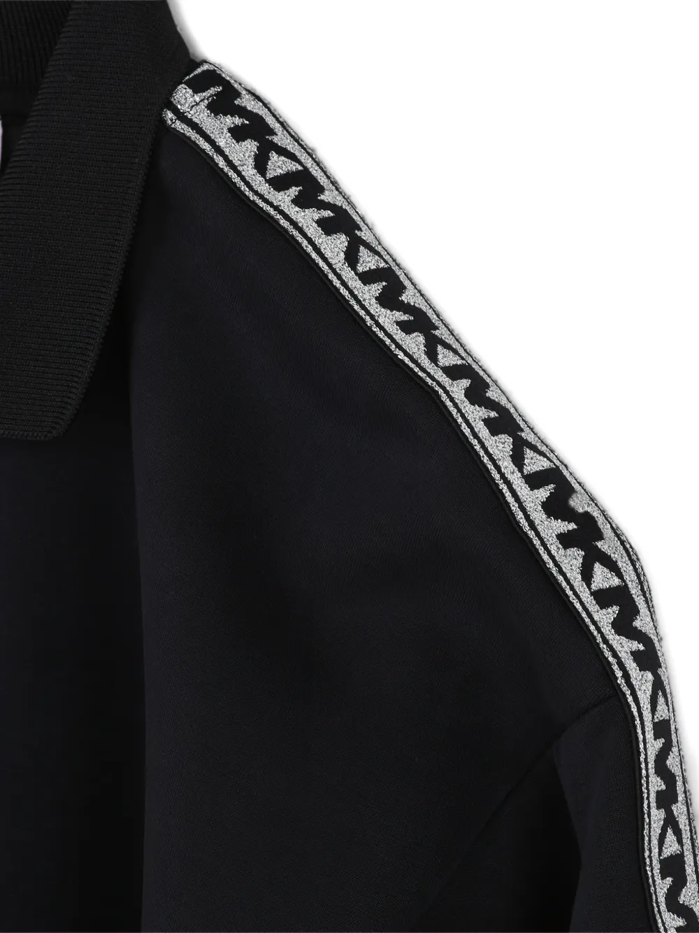 Michael Kors Kids Jurk met logoband Zwart