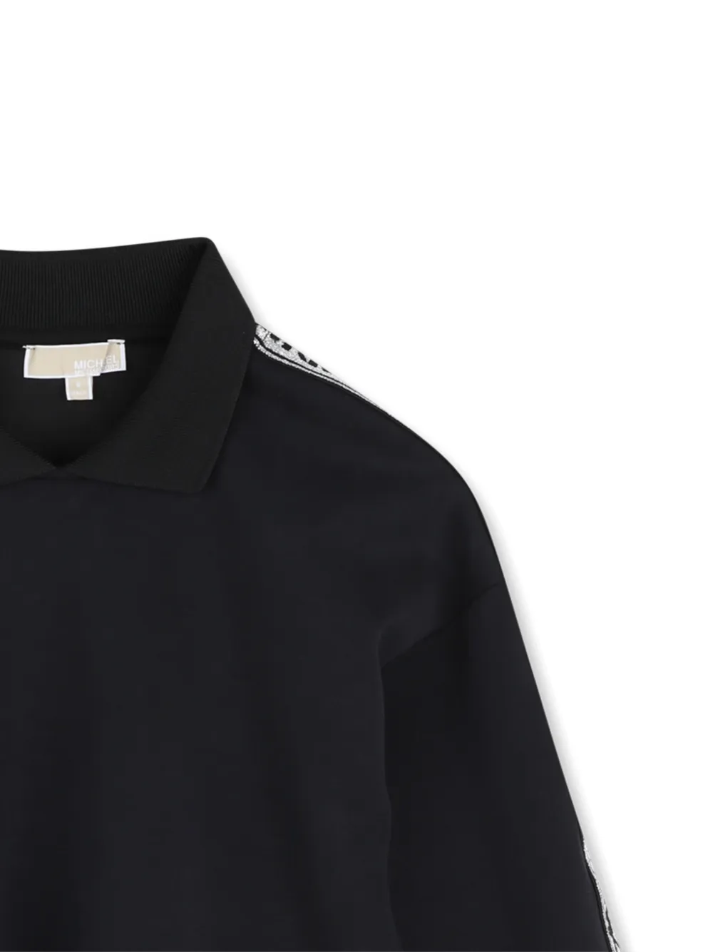 Michael Kors Kids Jurk met logoband Zwart