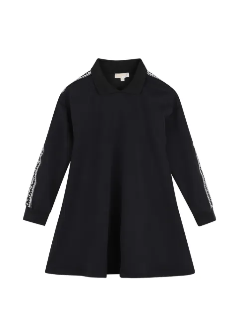 Michael Kors Kids logo-tape long-sleeve casual dress