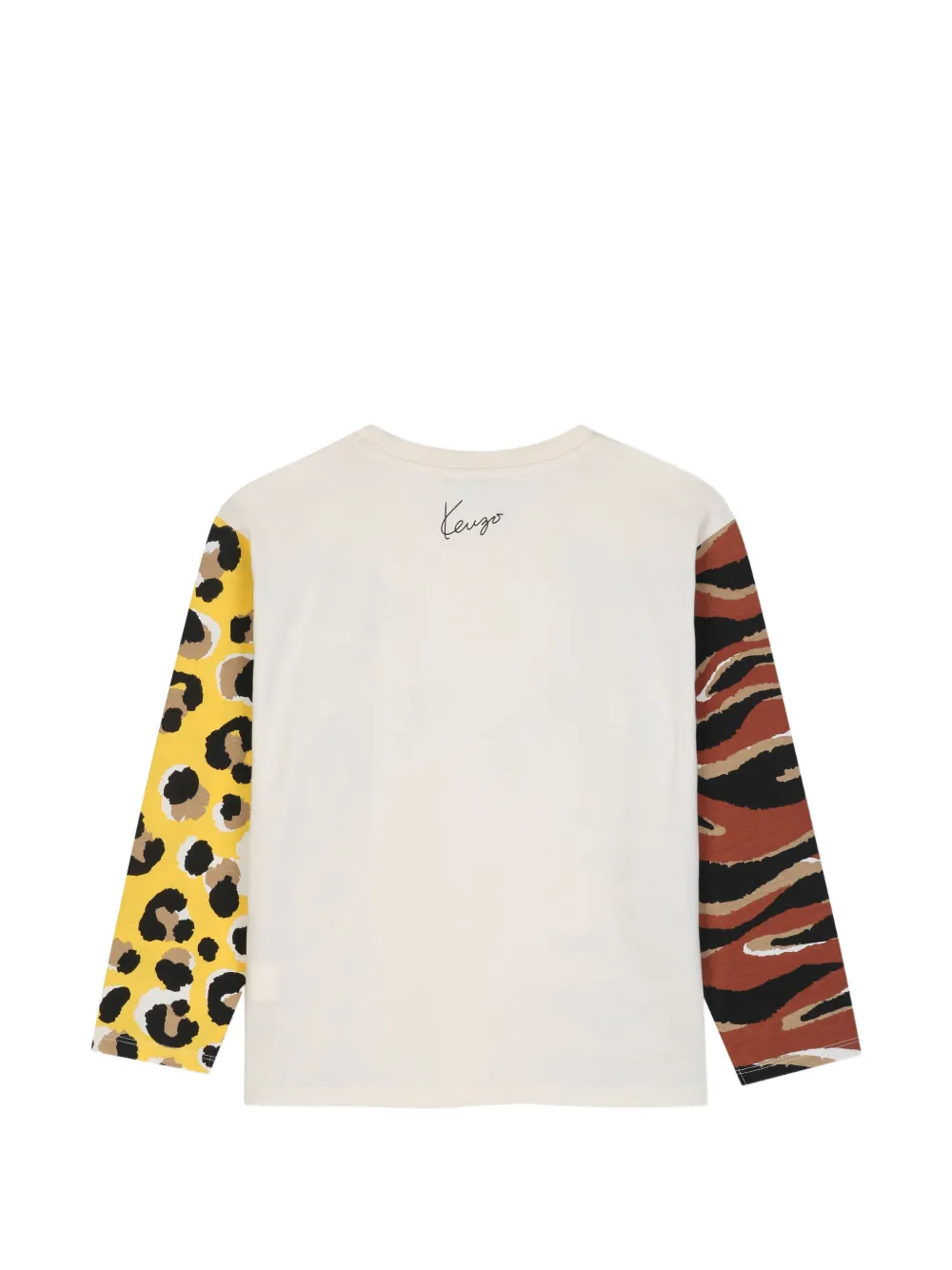 Kenzo Kids T-shirt met dierenprint Wit